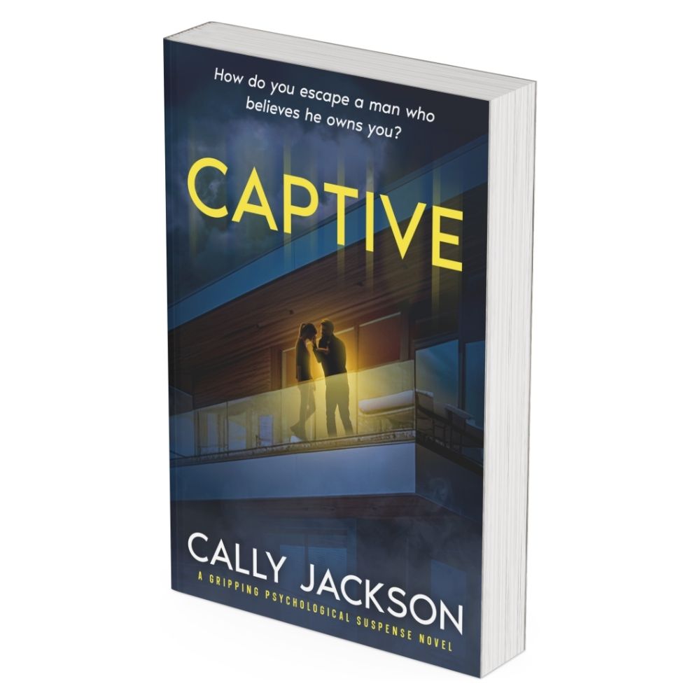 Captive by Cally Jackson, paperback book cover: a gripping psychological suspense novel