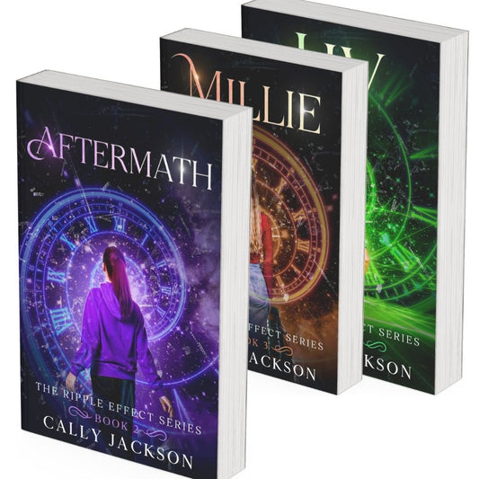 Books 2 to 4 of The Ripple Effect Series by Cally Jackson: Aftermath, Millie and Liv, paperbacks